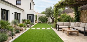 ideas cesped jardin